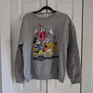 Disney Gray Women's Sweater with Characters